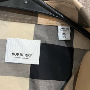 Burberry button down shirt